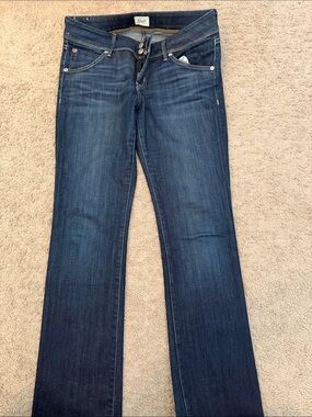 Hudson Dark Blue Women's Straight-Leg Jeans